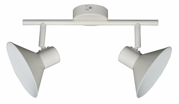 Plafonnier Icone Crème - 40W avec 2 ampoules E14 – Élégance et Facilité d'Installation