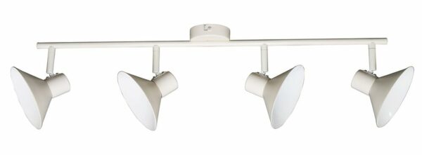 Applique Murale Arc "Icone" en Fer Blanc Crème - Eclairage d'Intérieur Élégant et Fonctionnel