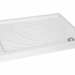 Receveur de douche à poser en Céramique, 100x80cm, Blanc (5415L003-0972) - Vitra Arkitekt