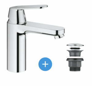 Set Mitigeur Lavabo Grohe Eurosmart Cosmopolitan Taille M + Bonde clic clac
