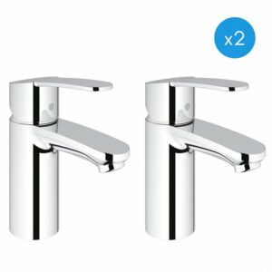 Lot de 2 mitigeurs monocommande 1/2" Lavabo Taille S Grohe Eurostyle Cosmopolitan