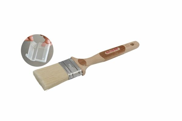 Pinceau plat spécial peinture glycéro 38 mm – Fibres synthétiques Fillpro® et manche grip Laser Touch®