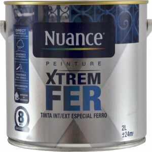 Peinture XTREM Fer - Gris granit - Satin - 2L pour métaux ferreux