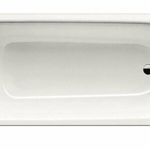 Baignoire rectangulaire en acier émaillé blanc 170x70 cm avec pieds de bain KALDEWEI EUROWA