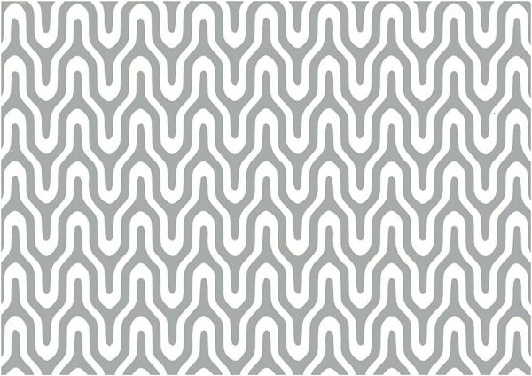 Adhésif décoratif graphique argent 45cm x 2m – Idéal pour rénovation et décoration de meubles