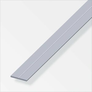 Plat en aluminium brut 23,5mm - Longueur 1m | Matériau de qualité pour bricolage et rénovation