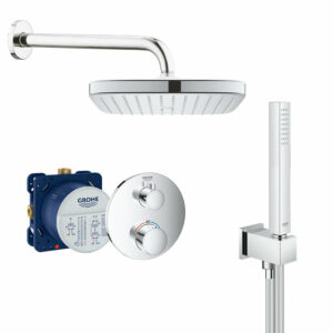 Set de douche encastré Grohe avec mitigeur thermostatique