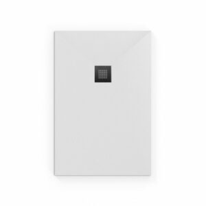 Receveur de douche rectangulaire en marbre coulé 140x90cm avec siphon