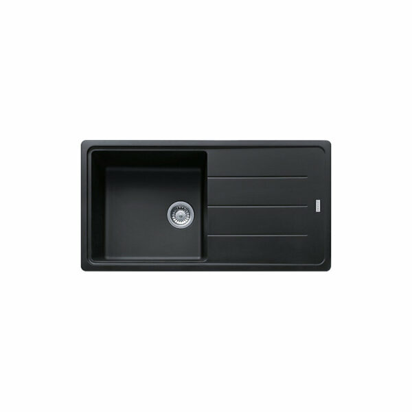 Evier Franke Basis BFG 611-97 Evier 97x50cm avec égouttoir réversible, Fragranit +, Onyx