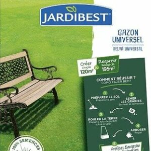 Gazon à Semer Universel 3kg – Parfait pour une Pelouse Dense et Facile à Entretenir