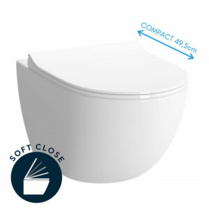 Cuvette compacte SENTO avec abattant ultra-fin softclose