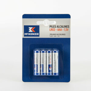 Piles alcaline LR03 AAA - Pack de 8 piles pour tous vos appareils