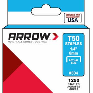 Agrafes arrow t50 10mm pour fixations puissantes