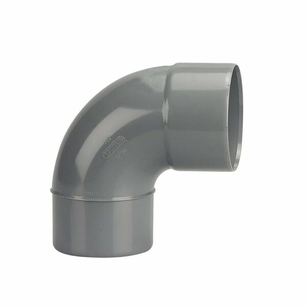 Coude PVC Évacuation Bâtiment MF 87°30 DN100 – Flexible et Résistant