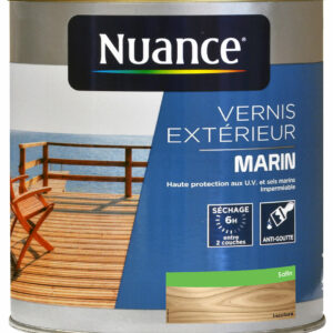 Vernis Extérieur - Marin - Incolore - Mat - 0.5L