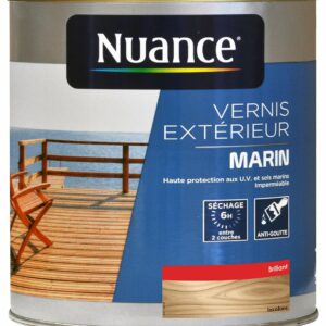 Vernis Extérieur - Marin - Incolore - Brillant - 0.5L