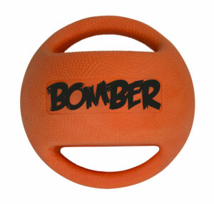 Balle bomber pour chien Zeus TPR micro orange