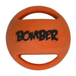 Balle bomber pour chien Zeus TPR micro orange