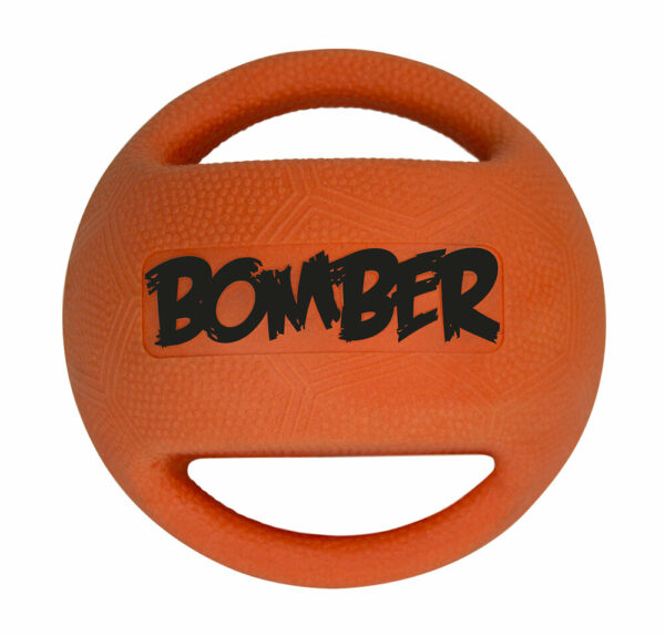 Balle bomber pour chien Zeus TPR micro orange
