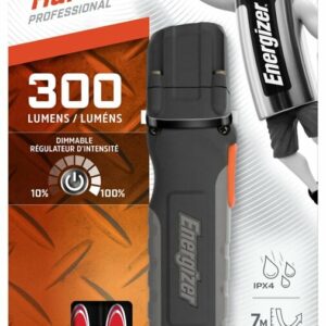 Torche à LED Hard Case Professional - Résistante, Portable & Autonomie Longue - Piles Incluses