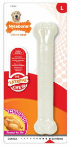 Nylabone xtrm chew l poulet – Jouet à mâcher résistant pour chien
