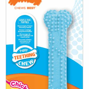 Os à mâcher pour chiot Nylabone Puppy Teething Dental Chew XS Saveur Poulet