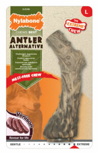 Jouet à mâcher pour chien Nylabone Xtrm Antler Altern. au Boeuf ou Gibier