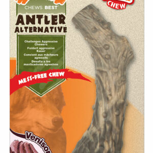 Jouet à mâcher pour chien Nylabone Xtrm Antler Altern. au Boeuf ou Gibier