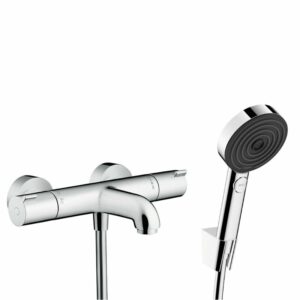 Offre spéciale Hansgrohe Ecostat Set Mitigeur Thermostatique bain/douche + Douchette à main 105mm