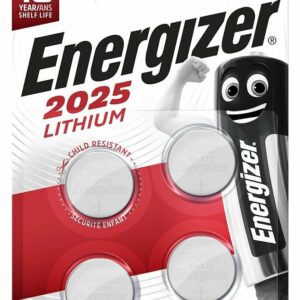 Lot de 4 Piles bouton Lithium CR2025 - Pack énergétique pour vos appareils !