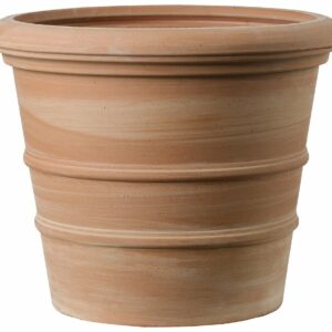 Pot terre cuite Vaso Siena Toscana 30cm, terre rosée