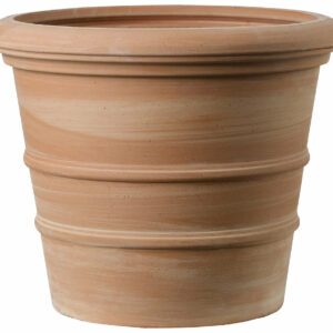 Pot terre cuite Vaso Siena Toscana 38cm, terre rosée
