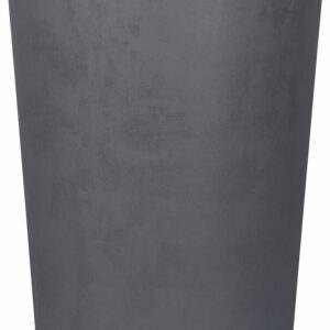 Vase en plastique rond à réserve d'eau Millennium - Anthracite - 53cm