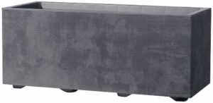 Muret plastique millennium anthracite à réserve d’eau 59cm, gris