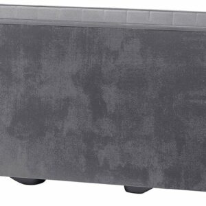 Muret plastique millennium anthracite à réserve d'eau 59cm, gris