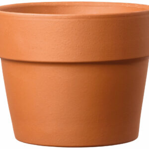 Cache-pot terre cuite Perfetto Cotto 20cm, terre rouge