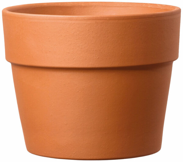 Cache-pot terre cuite Perfetto Cotto 20cm, terre rouge