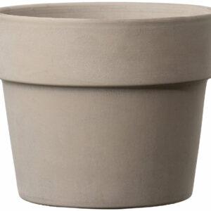 Cache-pot terre cuite Perfetto Grafite 11cm, terre grise