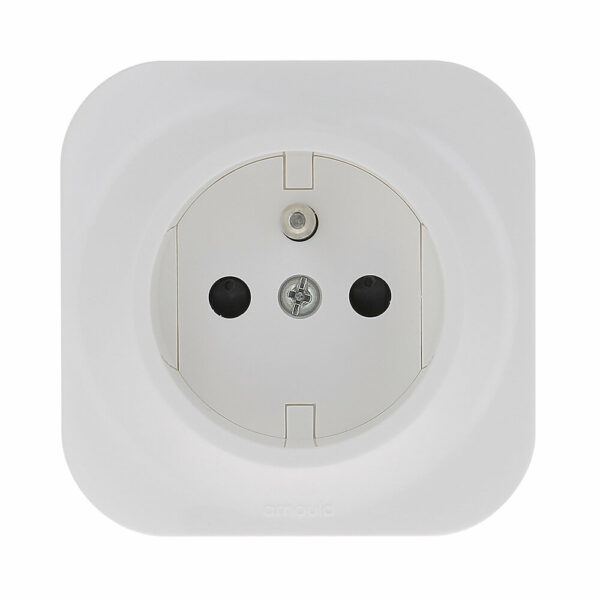 Prise de courant avec terre saillie Profil Eco 16A – Blanche, Sécurité et Fiabilité