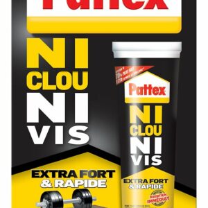 Colle Invisible Ni Clou Ni Vis - 52g, Puissante et Durable pour Mur et Plafond