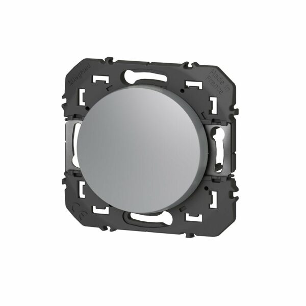 Interrupteur Va-et-Vient Dooxie 10AX 250V Finition Alu – Sachet de Mise en Main Facile