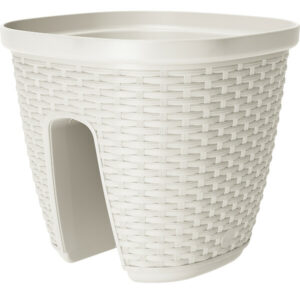 Pot balustrade Casa mesh 30 - Blanc - 30x30cm