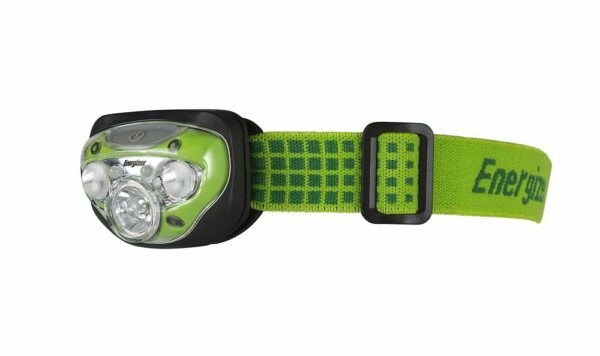 Lampe Frontale Vision HD Plus LED - Piles Incluses, Éclairage Puissant et Confortable