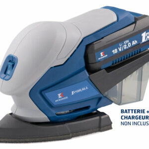 Ponceuse delta sans fil 18V - Multifonction, Portable & Puissante pour Bricolage