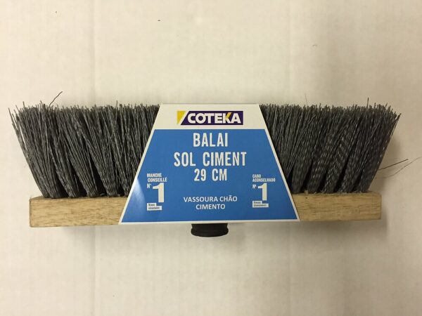 Balai Sol Ciment 29cm – Outil Idéal pour Nettoyage Sol Ciment