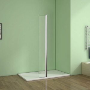 Volet pivotant seul 30x200cm pour paroi de douche italienne en verre 8mm
