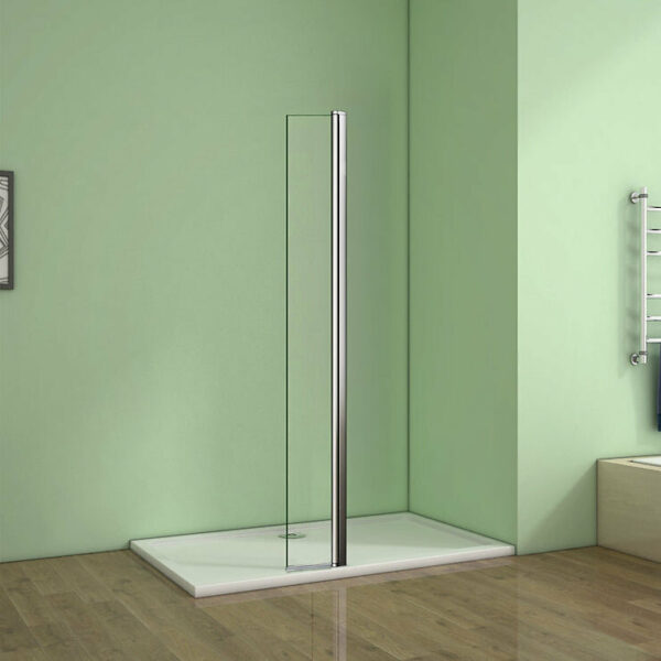 Volet pivotant seul 30x200cm pour paroi de douche italienne en verre 8mm
