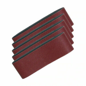 Lot de 5 Bandes Abrasives Bois Métal (100 x 610 mm ) pour Ponceuse à Bande MAKITA 9401, 9403, 9404