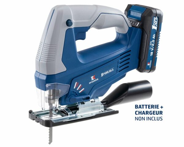 Scie sauteuse sans fil 18V - Technologie lithium pour un bricolage efficace et confortable