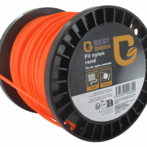 Bobine fil débroussailleuse nylon rond - Orange - 3 mmx53m